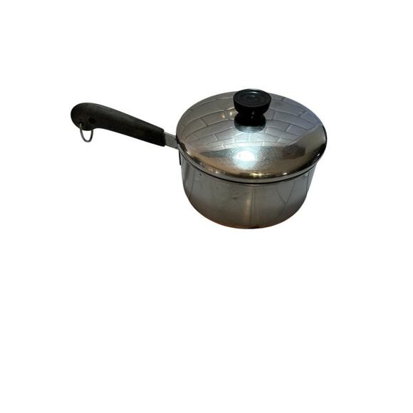 Vintage 1801 Revere Ware Copper Bottom 2 Quart Saucepan with Lid - Picture 7 of 12